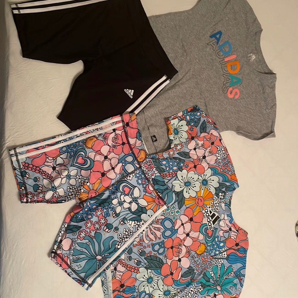 2 BIG GIRLS ADIDAS SETS